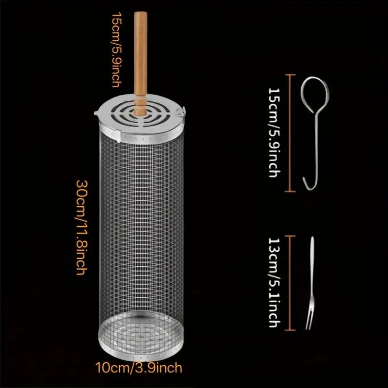Stainless Steel BBQ Grill Bask - огляд і ціна Outdoor Camping Grill
