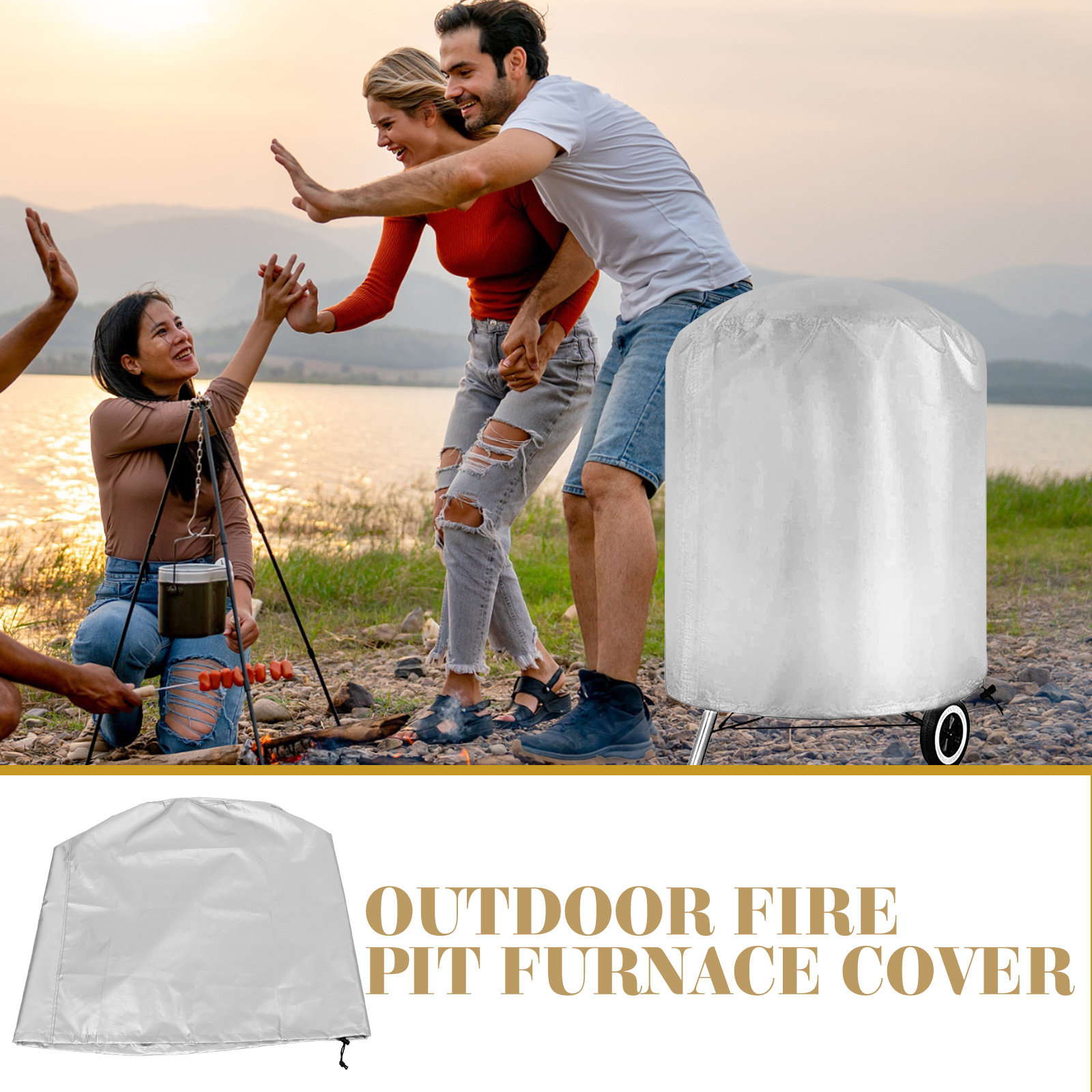 Outdoor Bbq Grill Cover Heavy  - огляд і ціна Outdoor Camping Grill