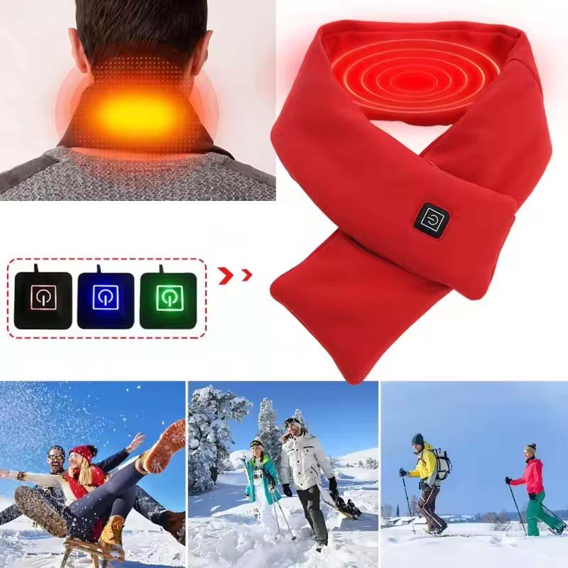 USB Women Men Heating Scarf Te - огляд і ціна Outdoor Camping Winter
