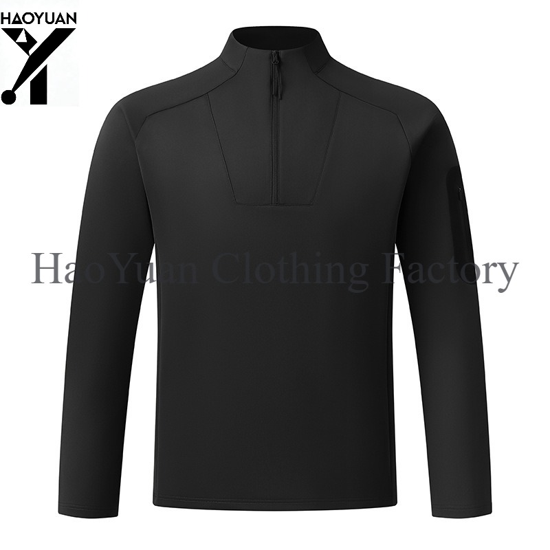 Men's Half Zip Long Sleeved Sh - огляд і ціна Outdoor Camping Winter