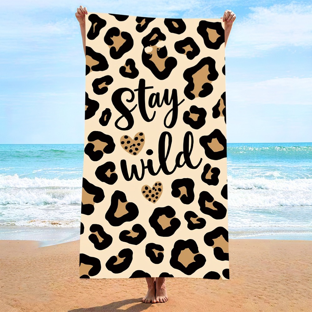 Leopard Print Printing Quick-d - огляд і ціна Camp Towel Microfiber
