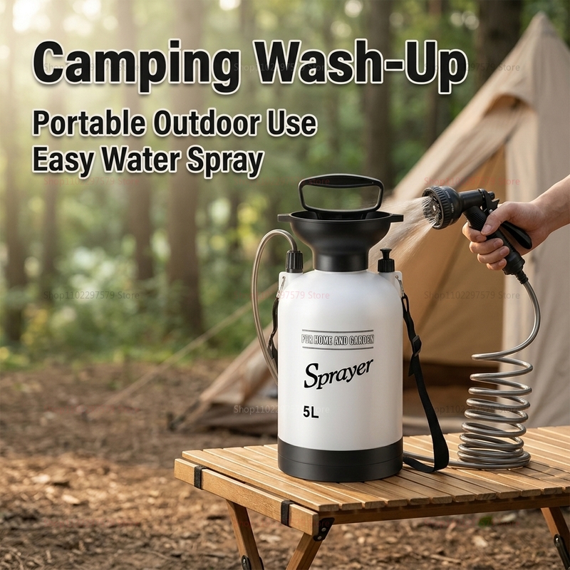 Portable Camping Shower 5L Man - огляд і ціна Outdoor Camping Showers