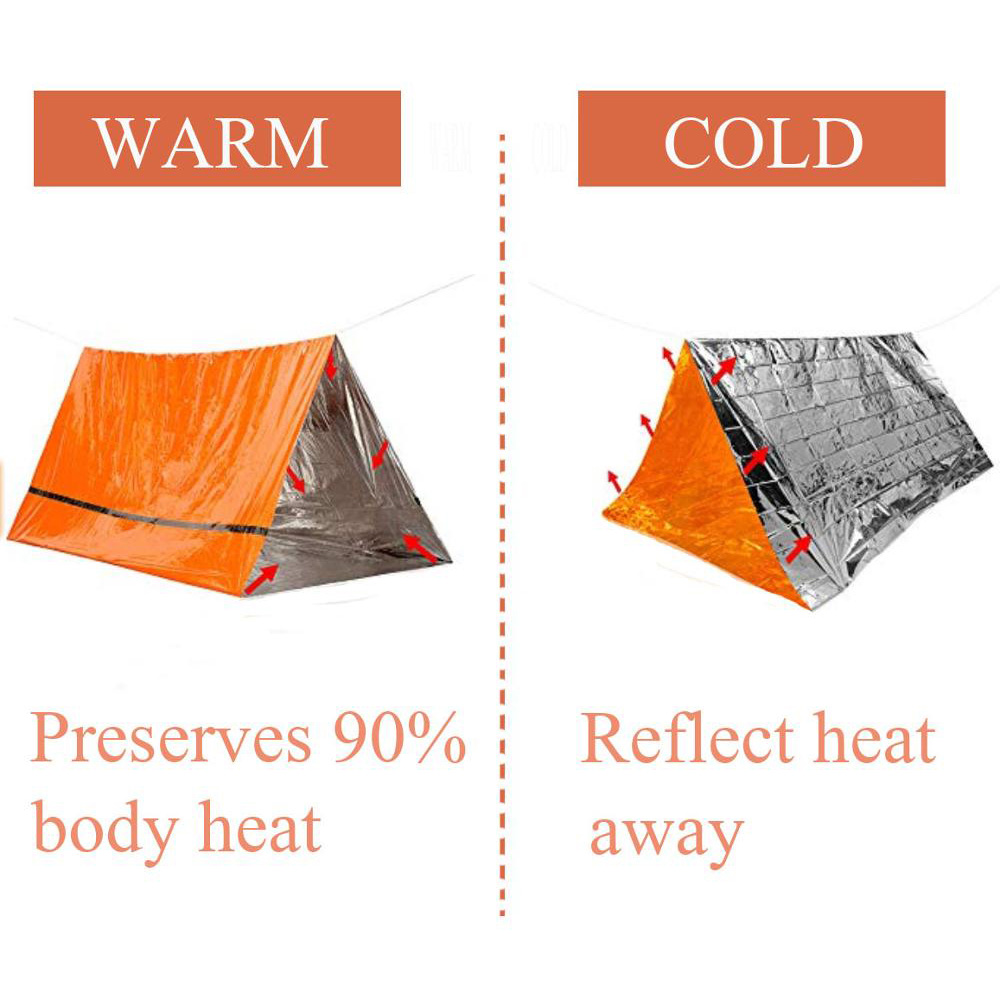 2 Person Emergency Shelter Biv - огляд і ціна Emergency Mylar Blanket