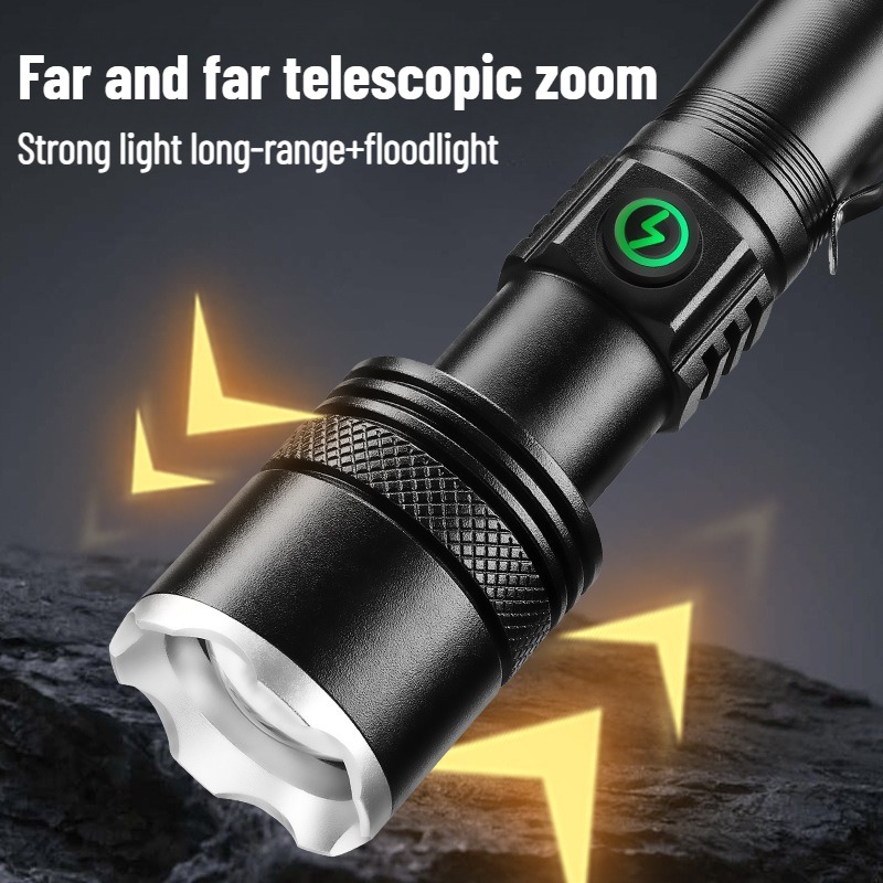 Rechargeable LED Flashlight Zo - огляд і ціна Outdoor Camping Hiking
