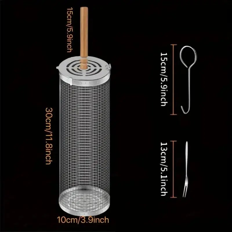 Stainless Steel BBQ Grill Bask - огляд і ціна Outdoor Camping Grill