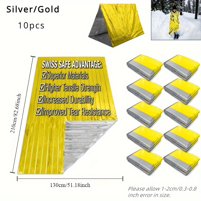 Emergency Mylar Insulation Bla - огляд і ціна Emergency Mylar Blanket
