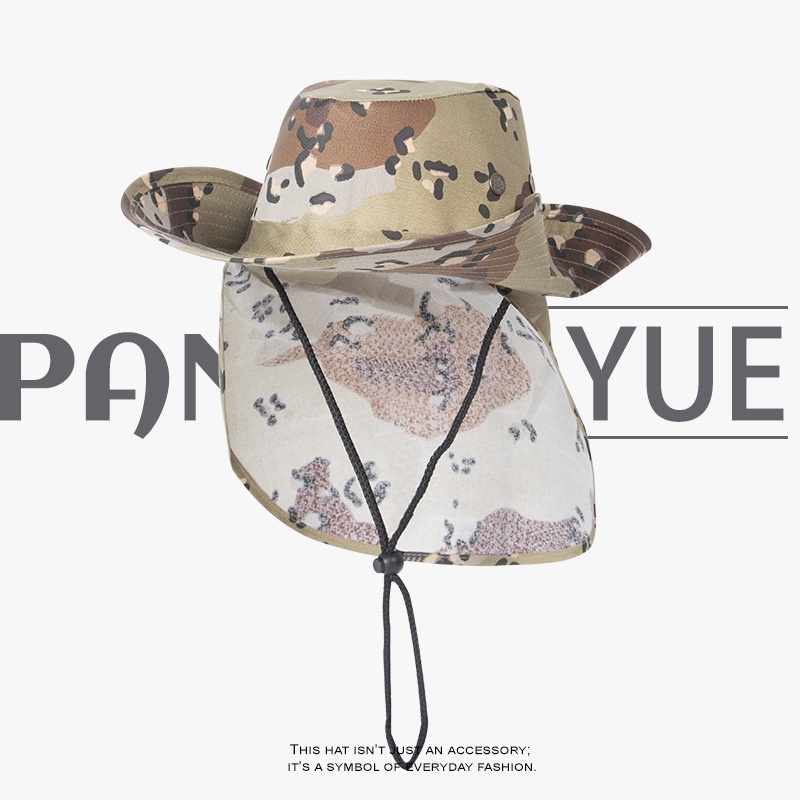 New Summer Camouflage Sun Hat  - огляд і ціна Camping Outdoor Quick Drying Sun Neck Protection Cap Hat