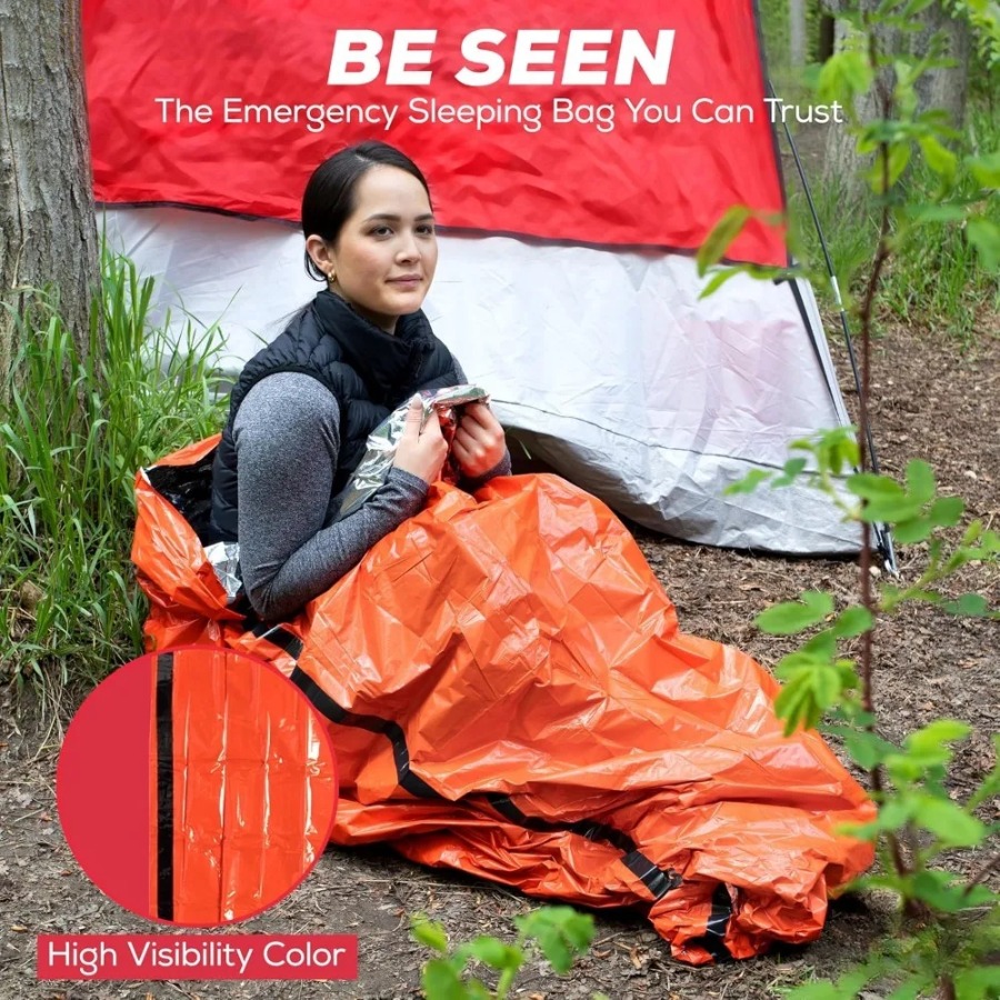 1PC Anti-rain Emergency Sleepi - огляд і ціна Emergency Mylar Blanket