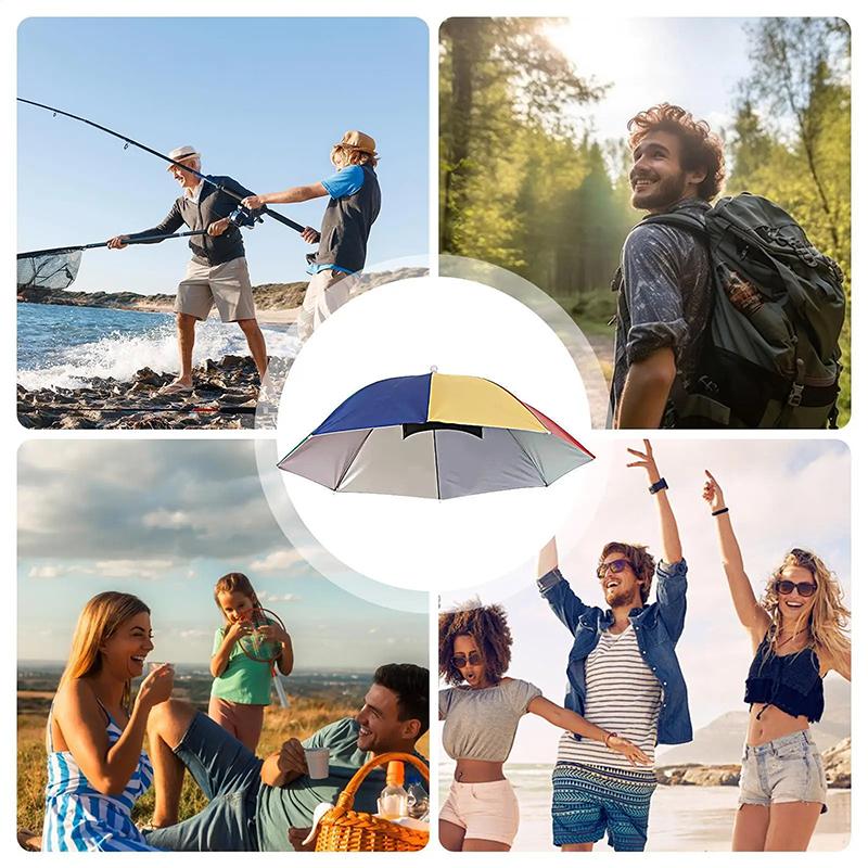 Foldable Head Wear Umbrella Ha - огляд і ціна Outdoor Camping Activities For Adults