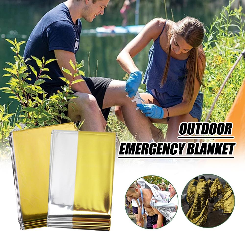 Hypothermia Rescue First Aid C - огляд і ціна Emergency Mylar Blanket