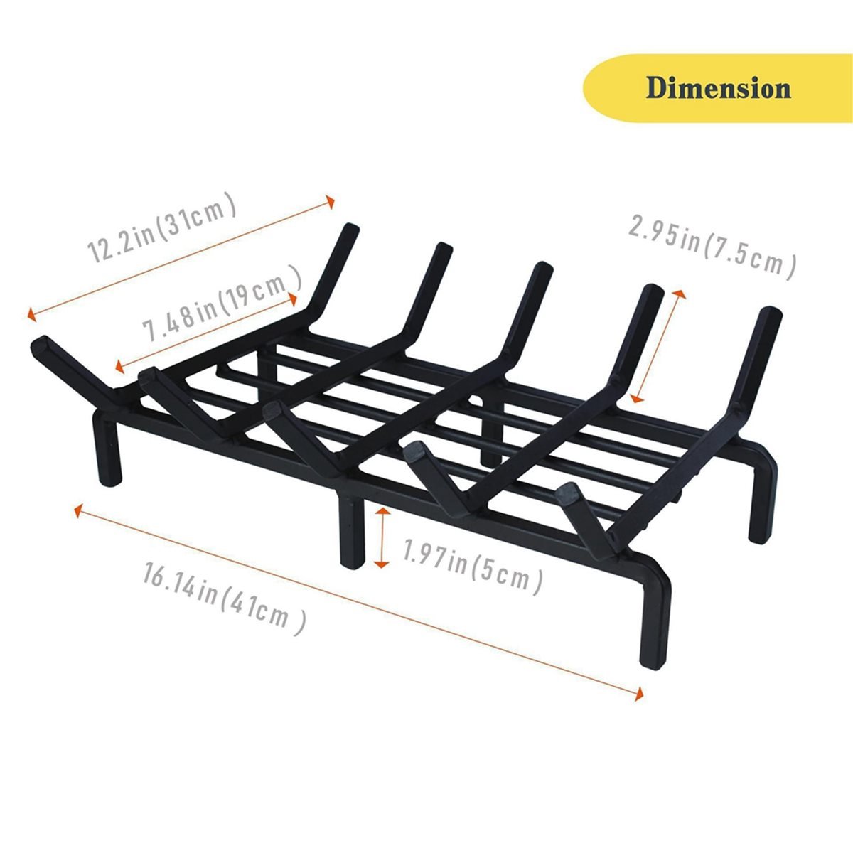 NEW Fireplace Log Grate - Fire - огляд і ціна Outdoor Camping Fireplace