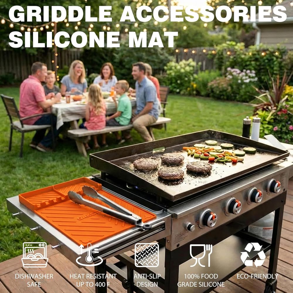 Silicone Grill Mats or Griddle - огляд і ціна Outdoor Camping Grill