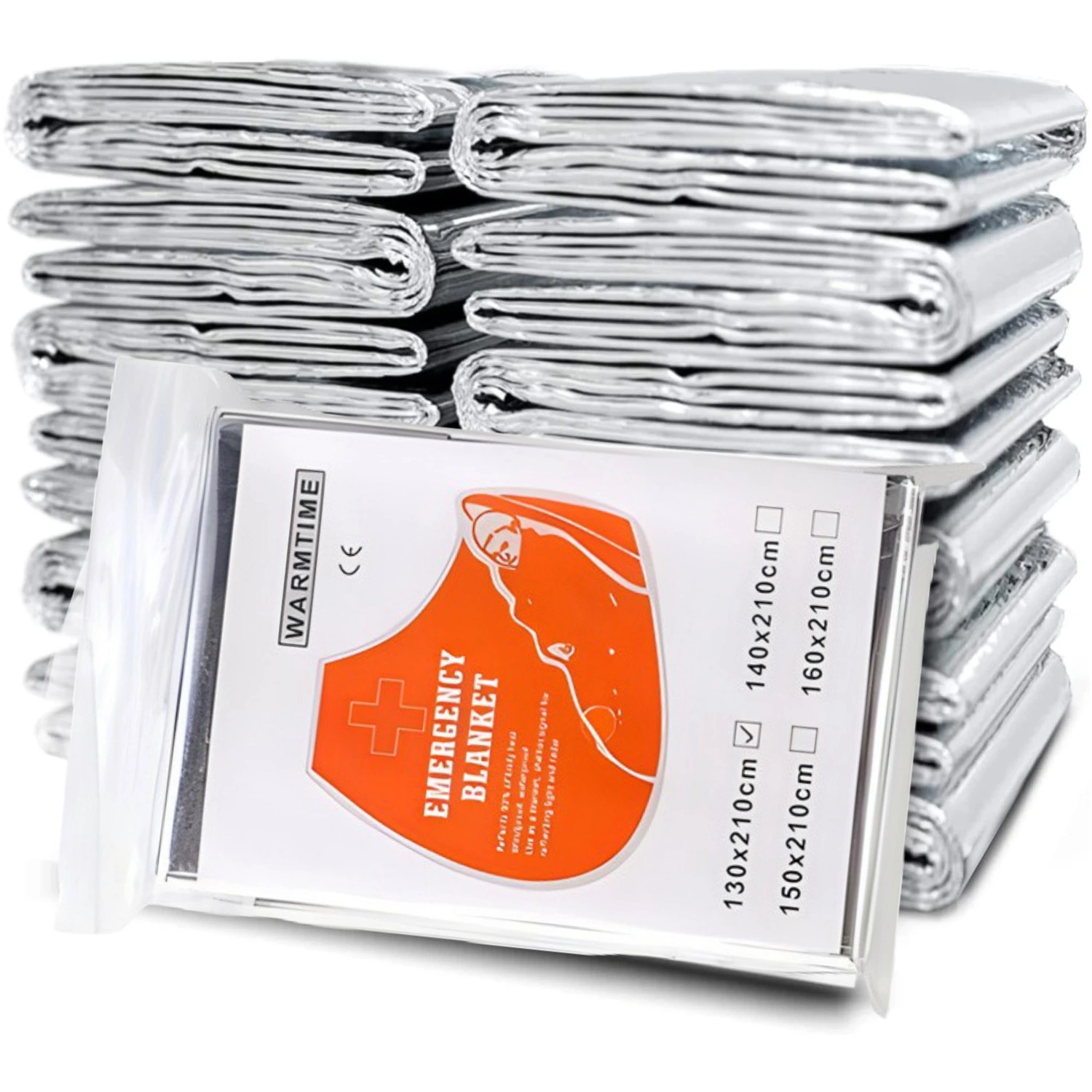4pcs Emergency Mylar Thermal B - огляд і ціна Emergency Mylar Blanket