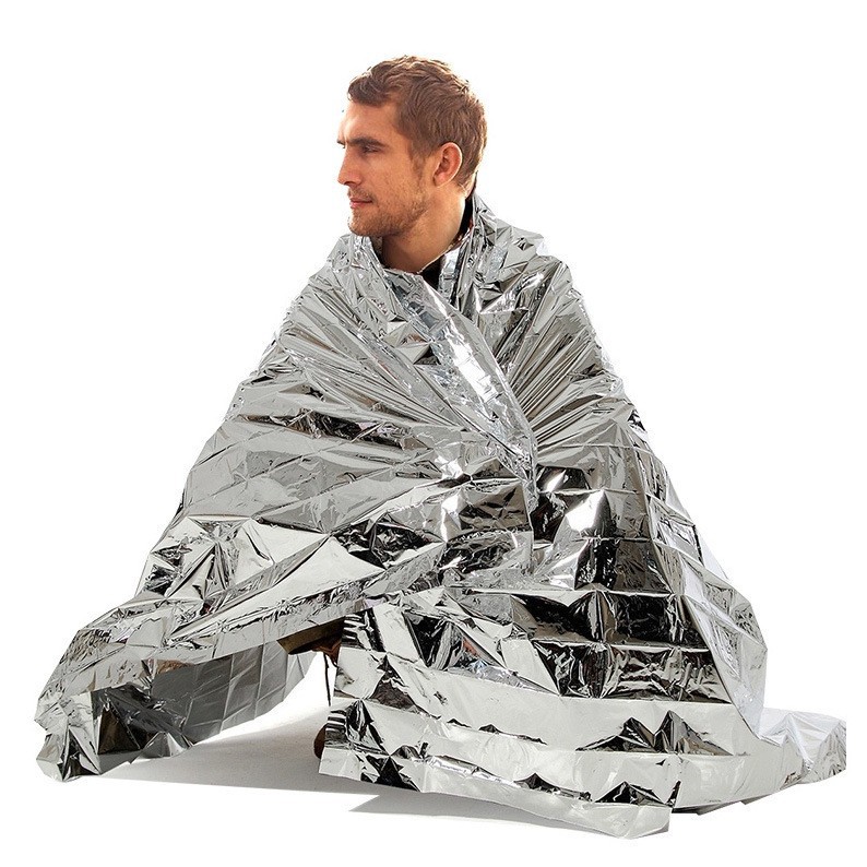 4pcs Emergency Mylar Thermal B - огляд і ціна Emergency Mylar Blanket