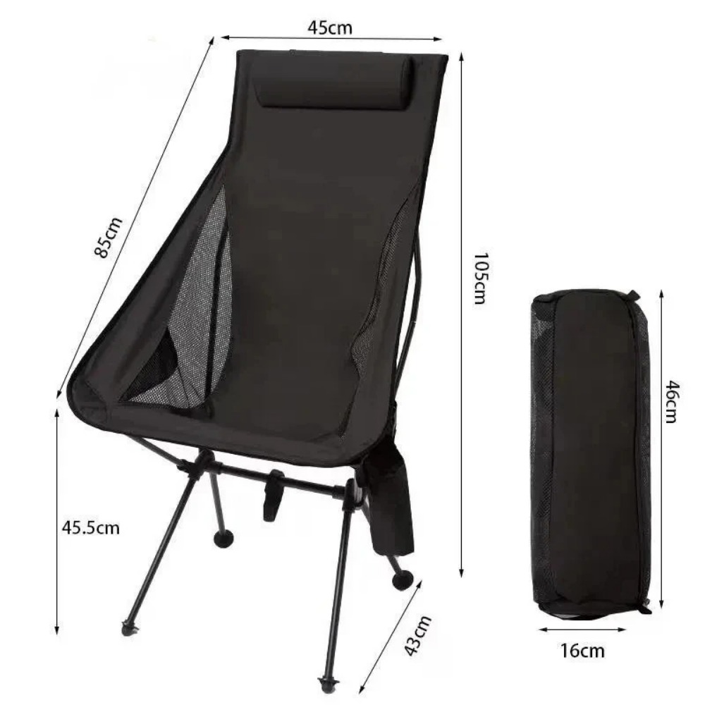 Outdoor Folding Portable Moon  - огляд і ціна Outdoor Camping Recliner