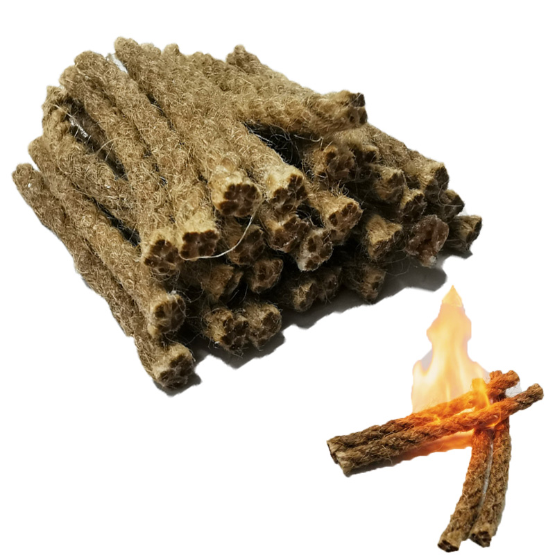 Outdoor Mini Wax Hemp Rope Por - огляд і ціна Outdoor Camping Fireplace