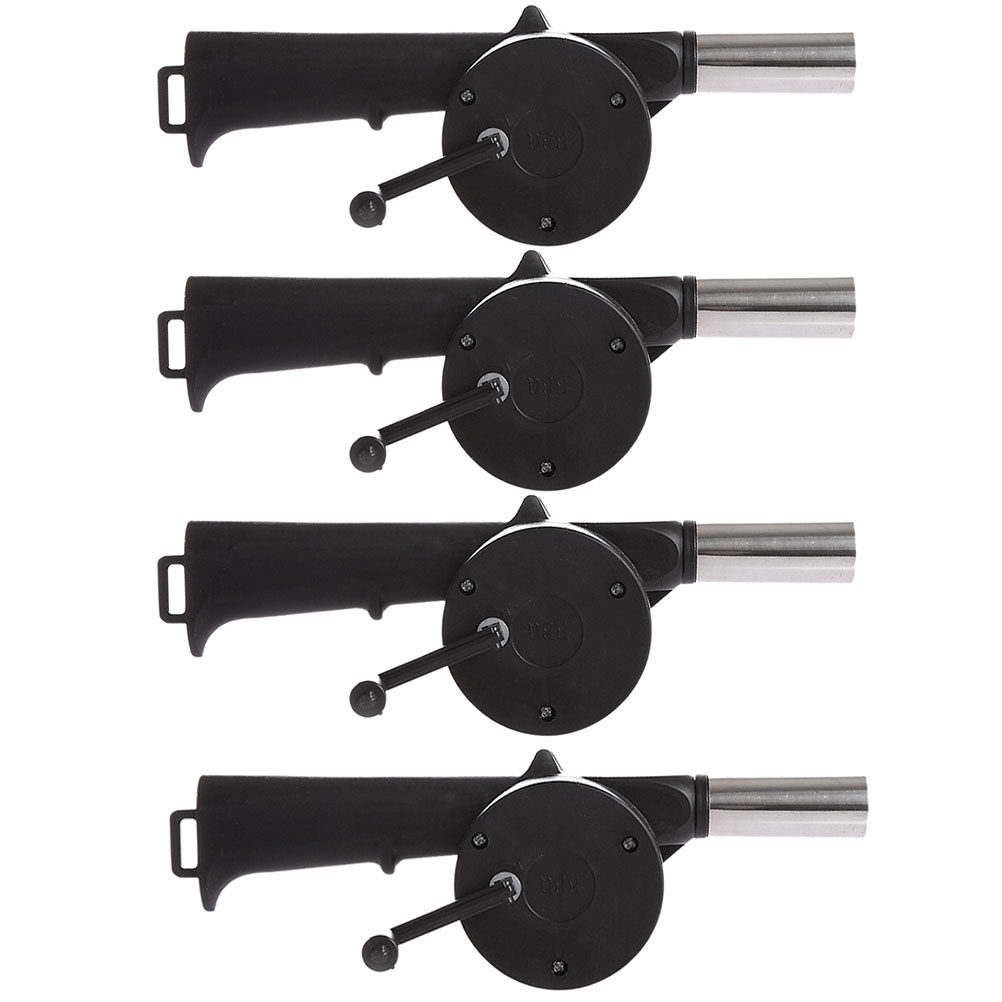 4Pcs Hand Crank Barbecue Fan B - огляд і ціна Outdoor Camping Fireplace