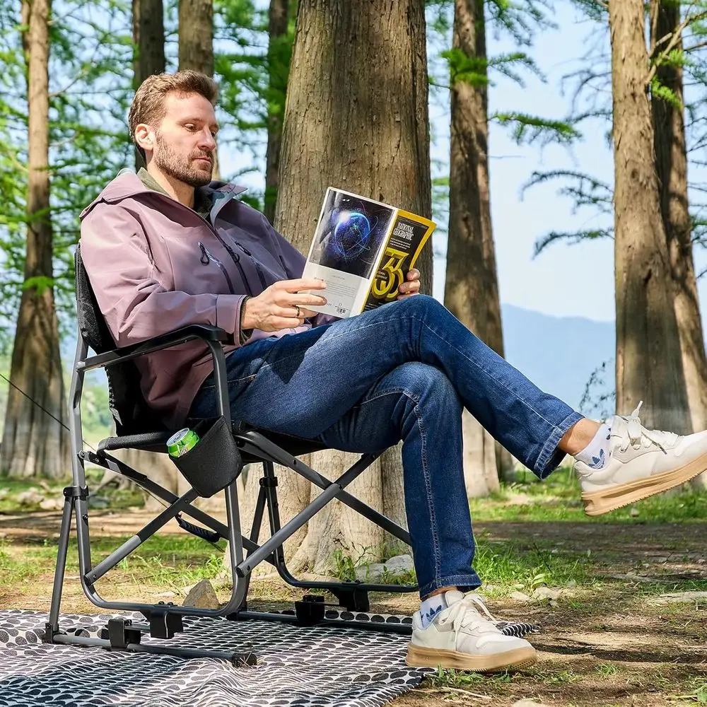 Durable Black Camping Rocker C - огляд і ціна Outdoor Camping Rocker