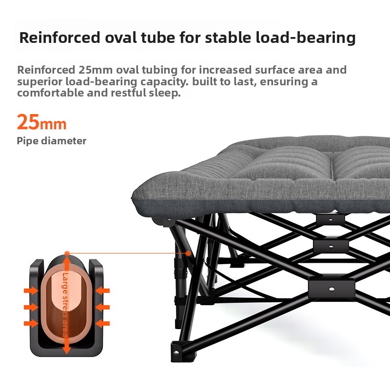 Foldable Single Bed Portable H - огляд і ціна Outdoor Camping Recliner
