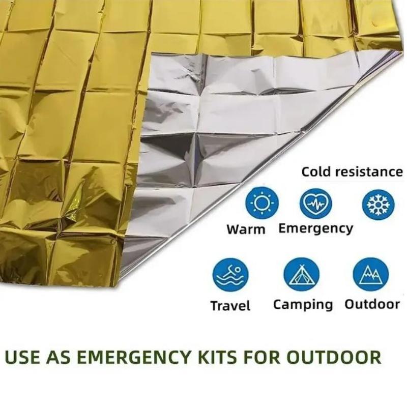 Outdoor Emergency Thermal Blan - огляд і ціна Emergency Mylar Blanket