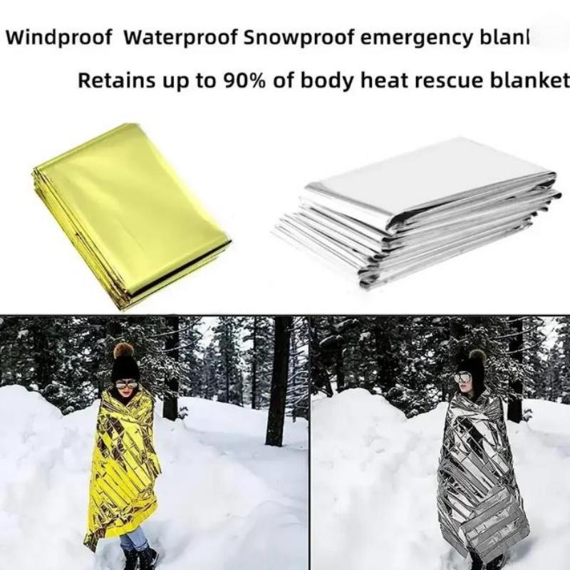 Outdoor Emergency Thermal Blan - огляд і ціна Emergency Mylar Blanket