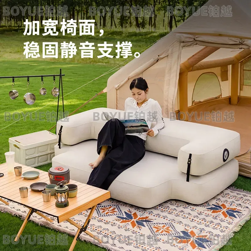 Outdoor Brushed Inflatable Sof - огляд і ціна Outdoor Camping Recliner