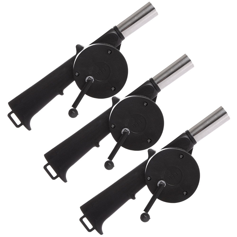 3Pcs Hand Crank Blower Manual  - огляд і ціна Outdoor Camping Fireplace