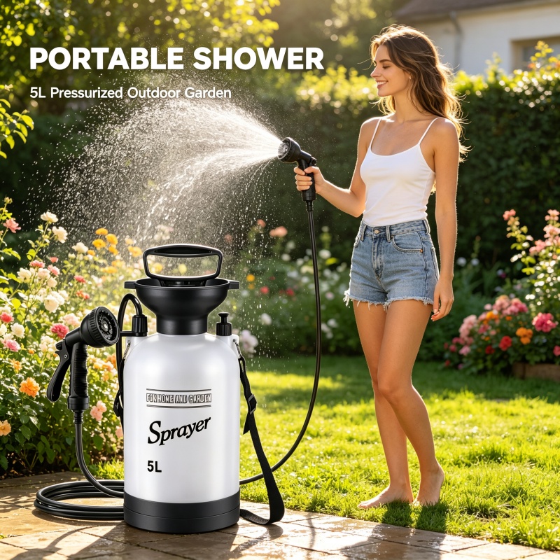 5L Portable Camping Shower Man - огляд і ціна Outdoor Camping Showers